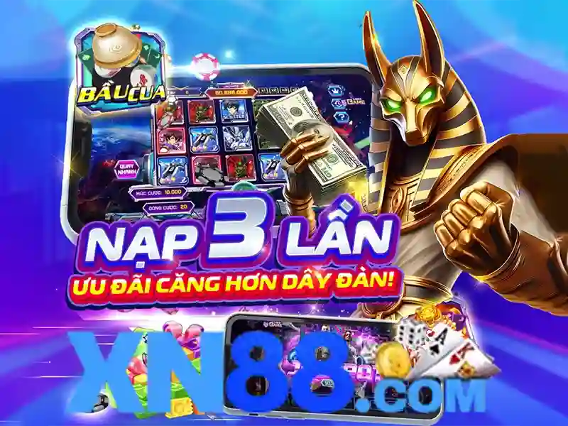 giao diện sảnh game nổ hũ xn88 hiện đại và bắt mắt